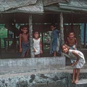 Children in their fale