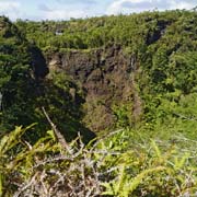 Matavanu crater wall