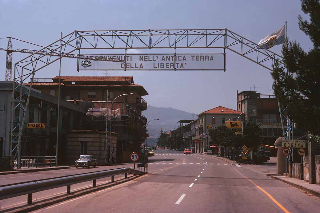 Border Italy-San Marino