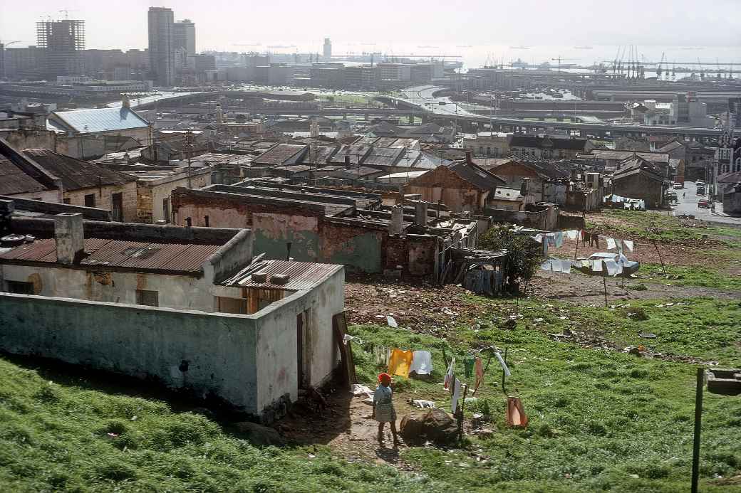 View from District Six to harbour