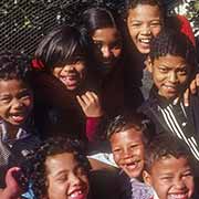 Happy children, Malay area