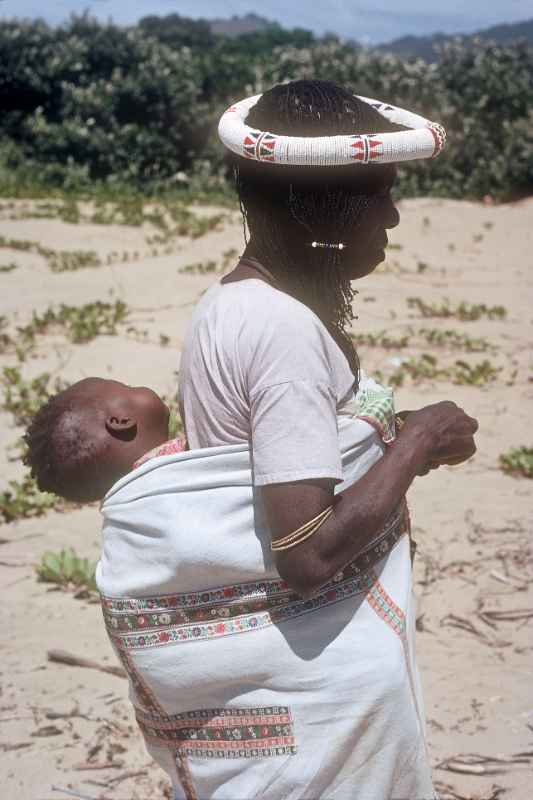 Mpondo woman and child