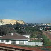 View to gold mine dumps