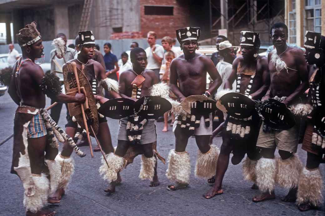 Zulu dancers, Durban