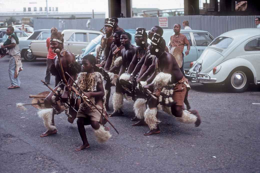 Zulu dancers, Durban