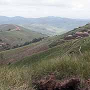 Zulu kraal along road to Nkandla