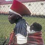 Zulu woman and child