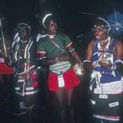 Zulu girls dancing, Ixopo