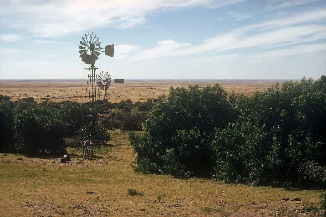 Windmills near Wonderwerk Cave