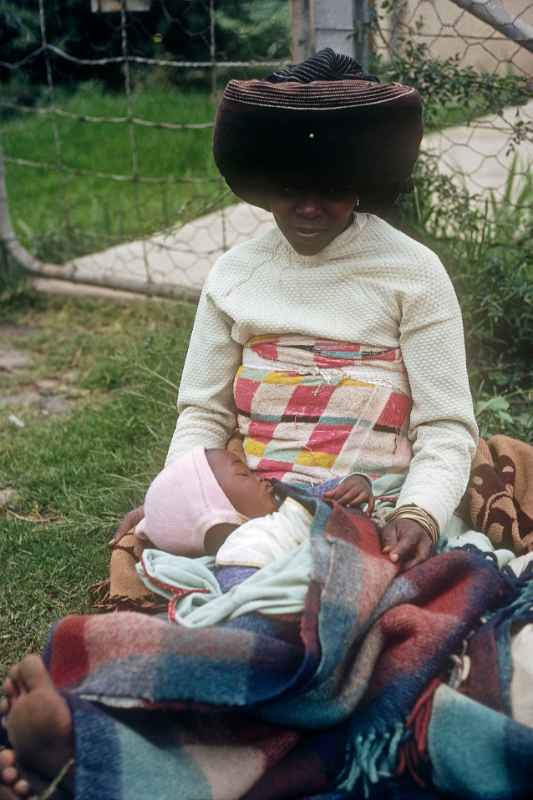 Xhosa woman and child