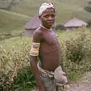 Boy with arm rings