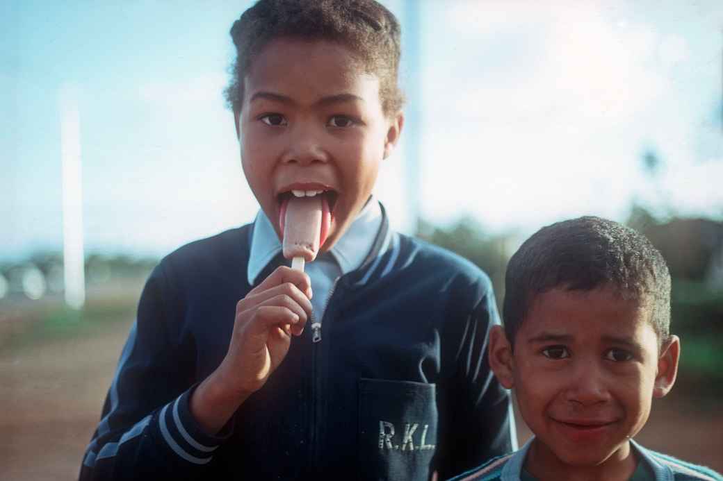 Cape Coloured children