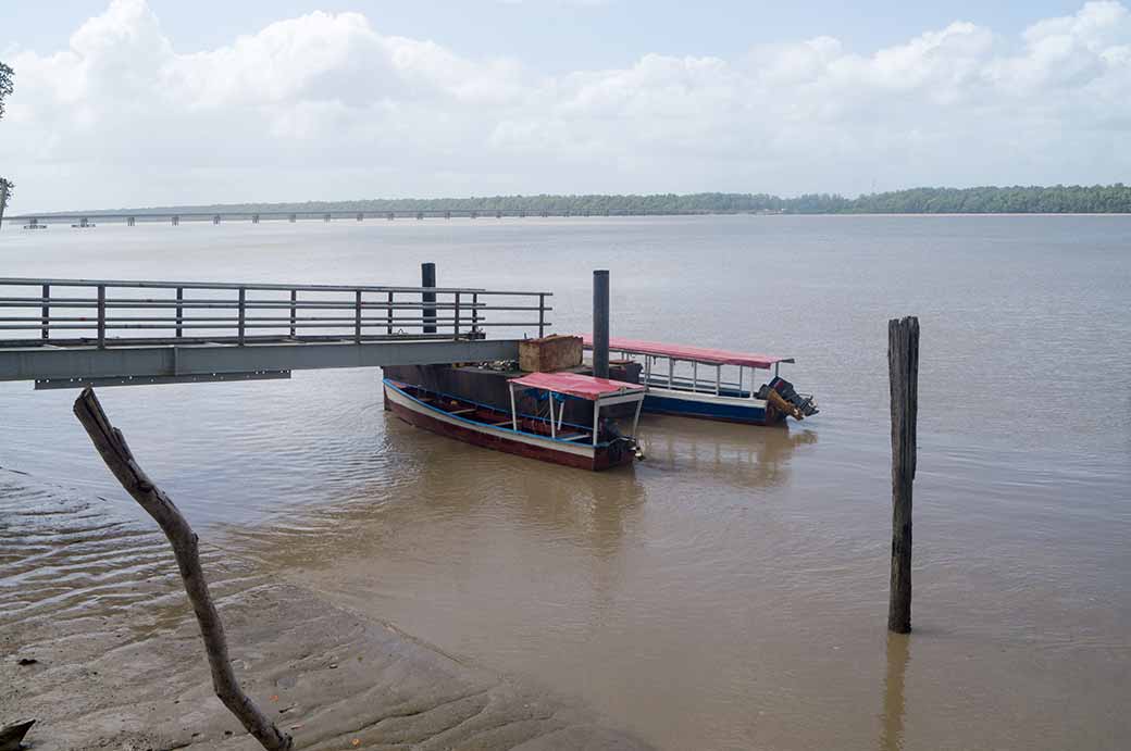 Bridge across the Coppename