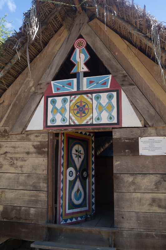 Aucan hut, Fort Nieuw Amsterdam