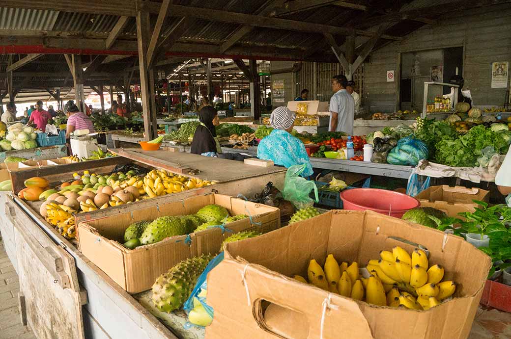 At the market, Nieuw Nickerie