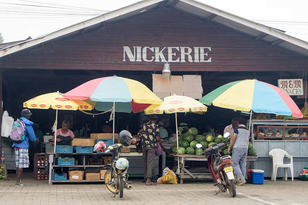 Market buildings, Nieuw Nickerie