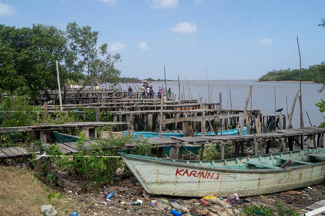 Fishing boats, Nieuw Nickerie