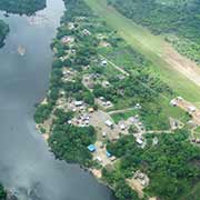 Aerial view of Palumeu