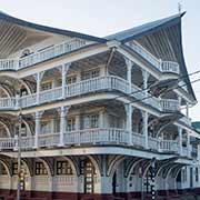 Classical wooden building