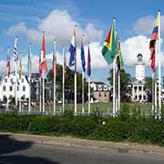 CARICOM flags, Paramaribo