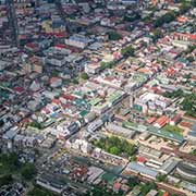 Flying over Paramaribo