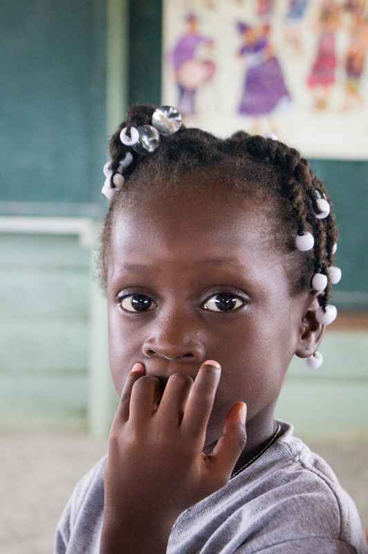 School girl, Palumeu