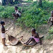 Children playing, Malinka