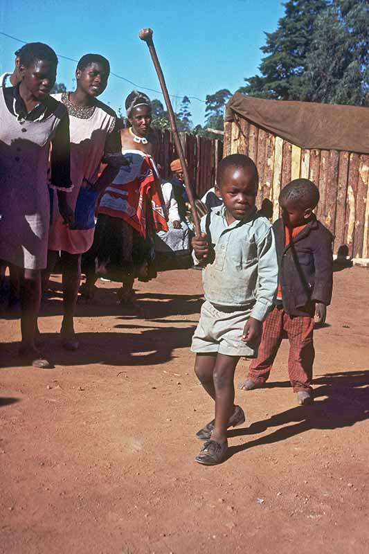 Boy dancing