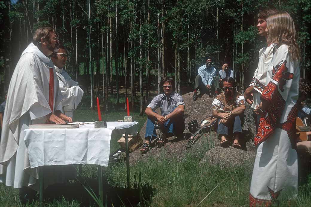 Open air wedding