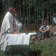 Open air wedding