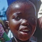 Young girl singing