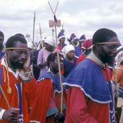 Singing and marching