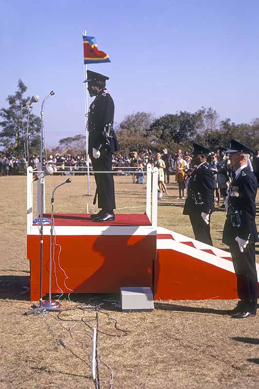 During National Anthem