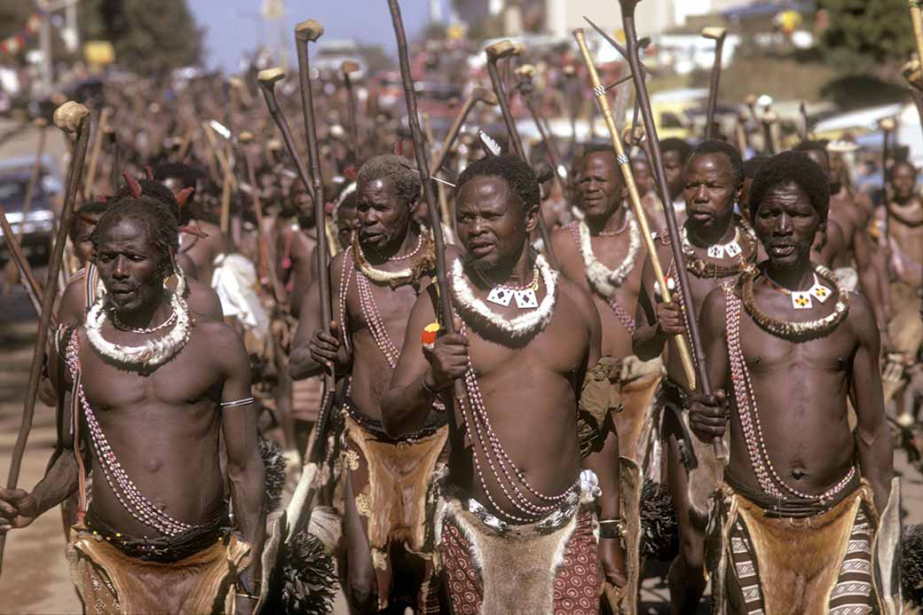 Regiments marching