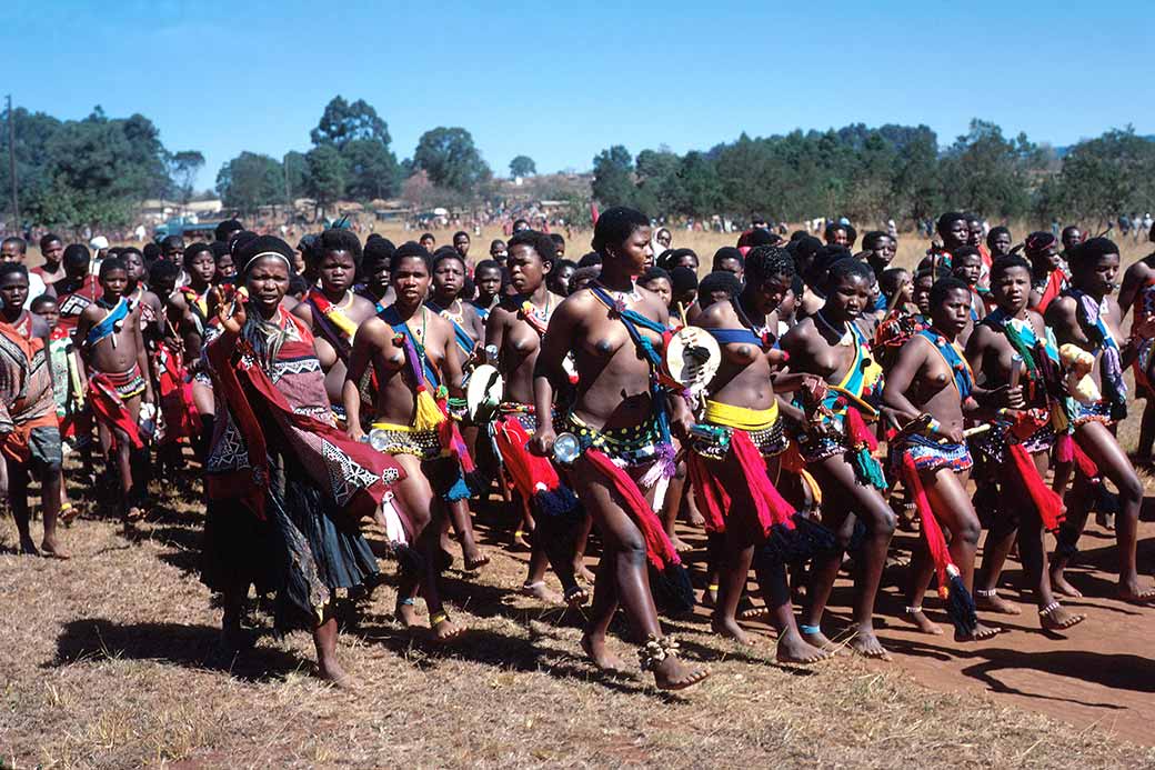 Marching from Lobamba