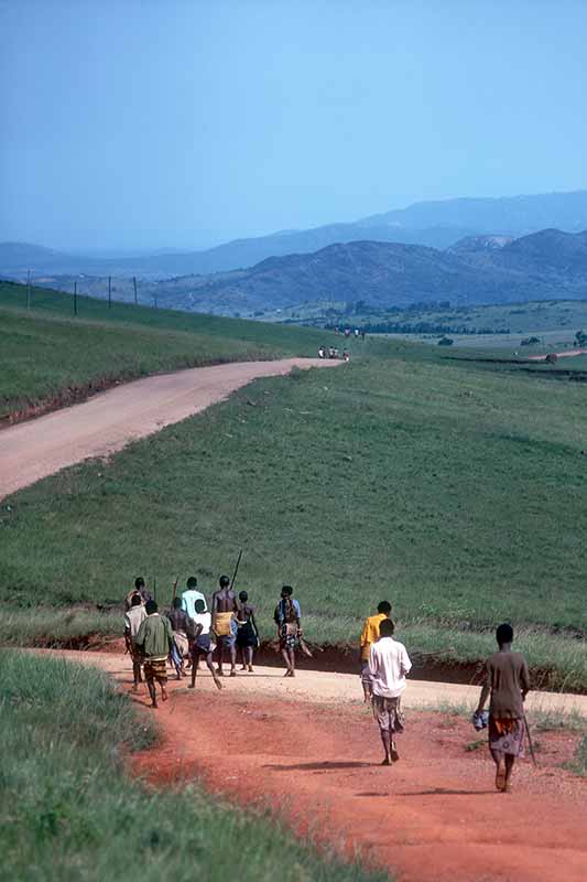 Walking near Matsapha