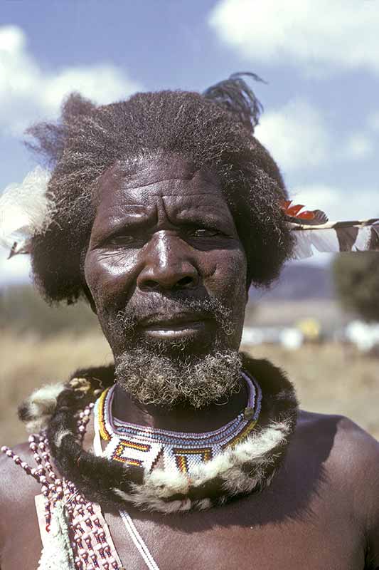 Elderly Swazi man