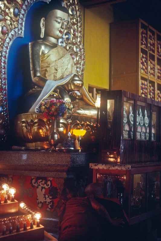 Buddha statue, Tsuglagkhang temple