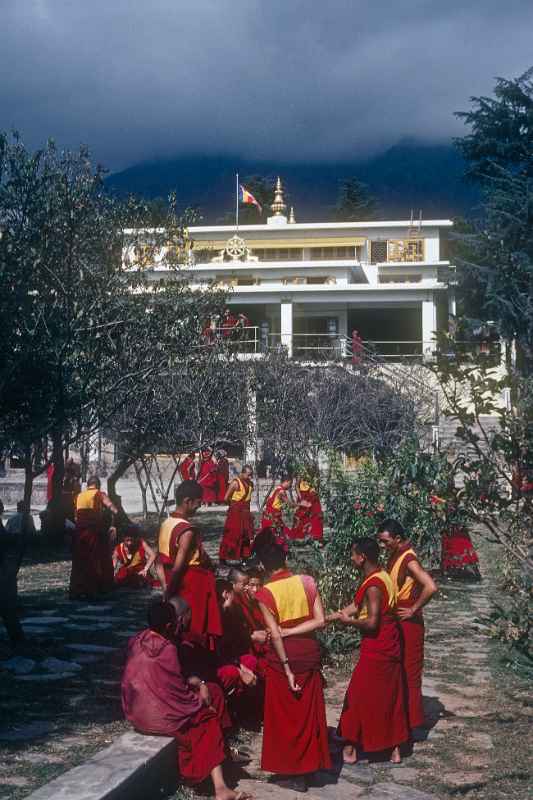 Buddhist monks, Tsuglagkhang