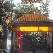 Decorated gate, McLeod Ganj