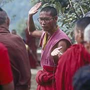 Buddhist monks debating