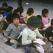 Tibetan school children