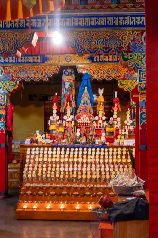 Inside Rongbuk Monastery