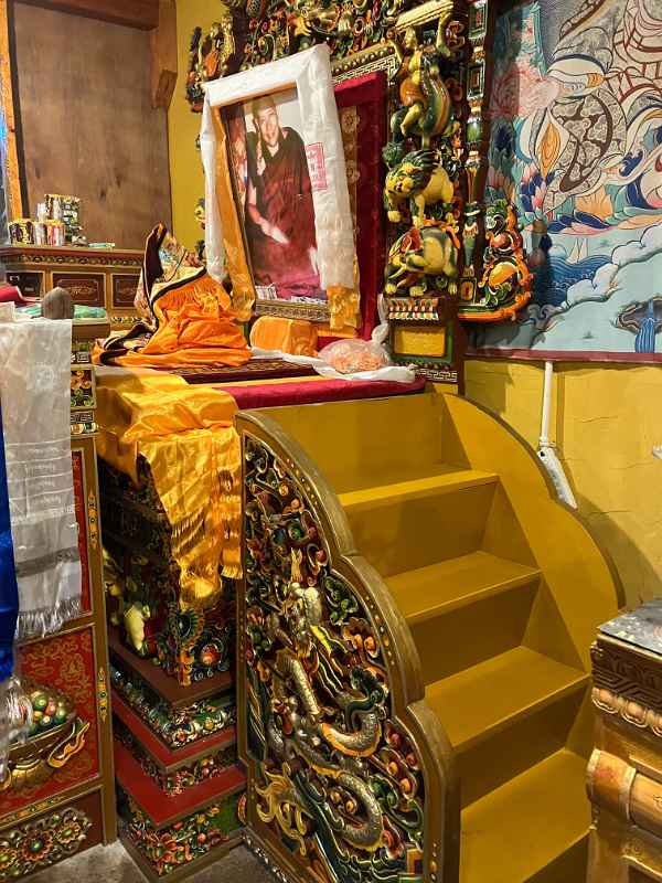 Inside Rongbuk Monastery