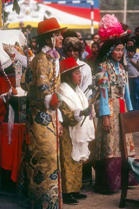 Boy with khatag, Tibetan Opera