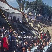 Grandstand for festivities