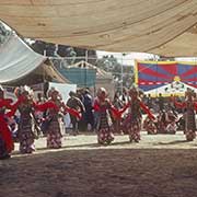 Women  dancing in Tibetan Opera