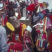 Scene with a throne, Tibetan Opera