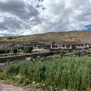 Village along the highway