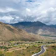 View in the valley